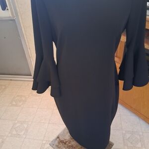 Calvin Klein Collection Black Long Sleeve Dress